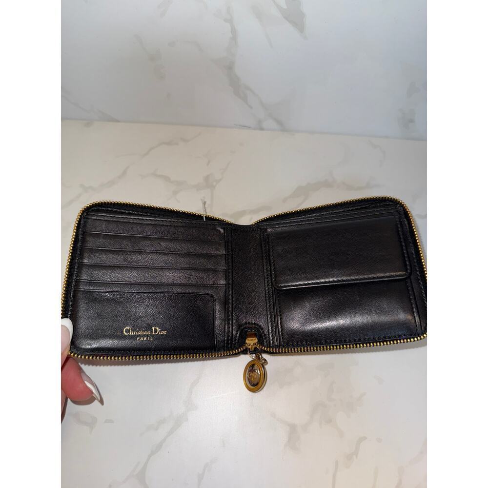 Dior Black Leather Wallet - Picture 3 of 6